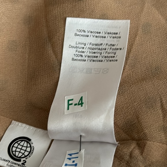 Ganni Brown Nude Polka Dot Wrap Mini Dress size 42 L 10 12 Work Date Night Party - Picture 12 of 13